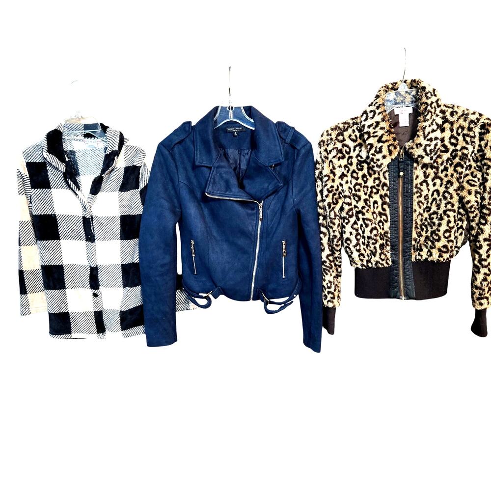 Women's Small 4 6 S Coats Jackets Long Sleeve Winter Wholesale Bulk Lot of 3